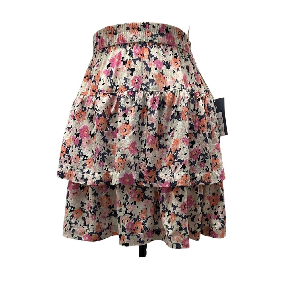 Universal Thread Boho Floral Tiered Flare Skirt Medium NWT